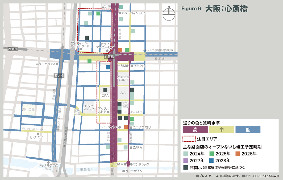 Figure 6 大阪:心斎橋