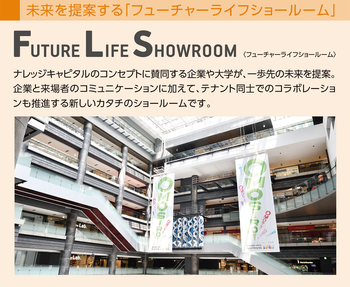 未来を提案する「フューチャーライフショールーム」