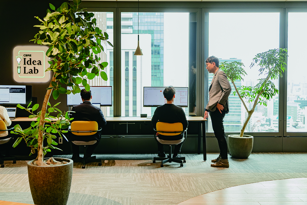 Idea Labでの執務風景
