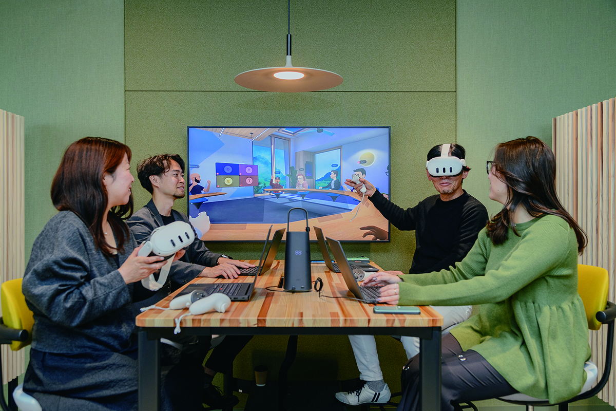 Idea LabでVR技術の体験会