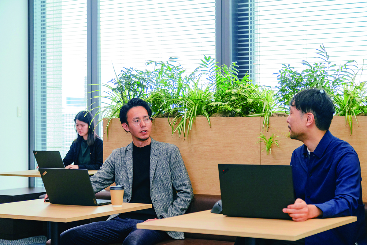 緑化や採光を意識したスポット