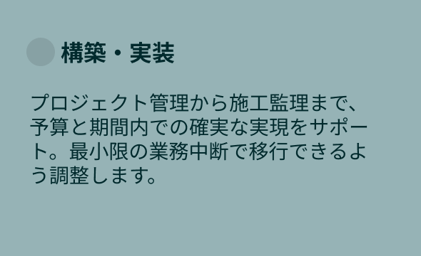 構築・実装