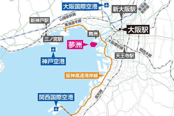 夢洲 地図
