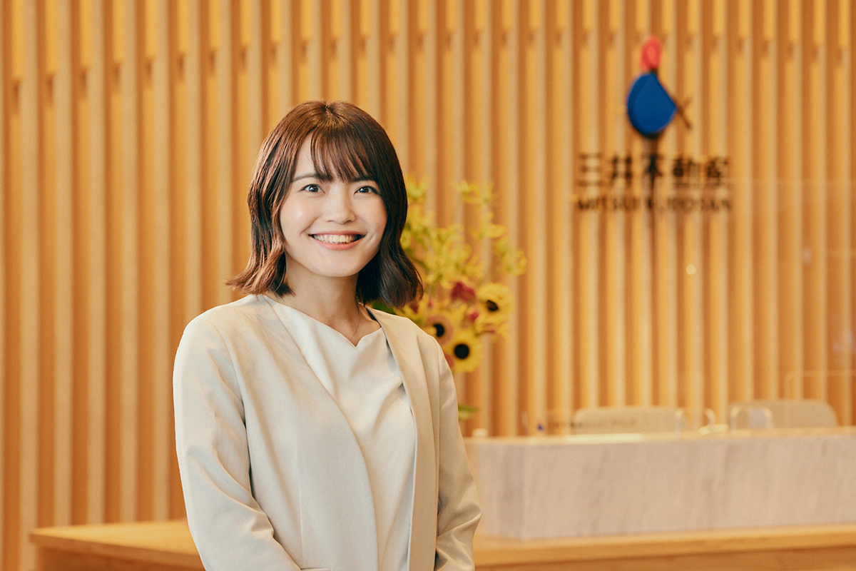三井不動産株式会社 ロジスティクス本部 ロジスティクス営業部 営業グループ 仲 萌希さん