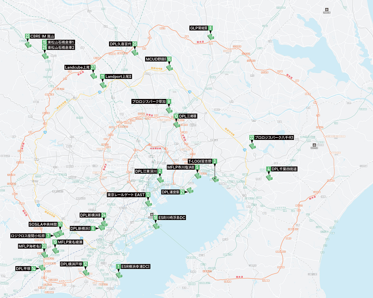 2022年竣工予定MAP