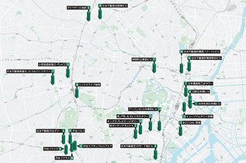 2019年 東京オフィスビル竣工MAP|2020年版