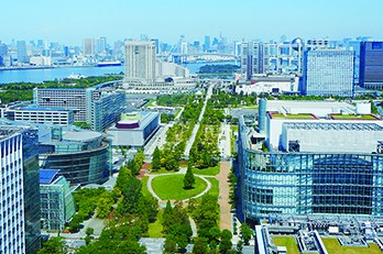 臨海副都心、最先端技術のまちへ