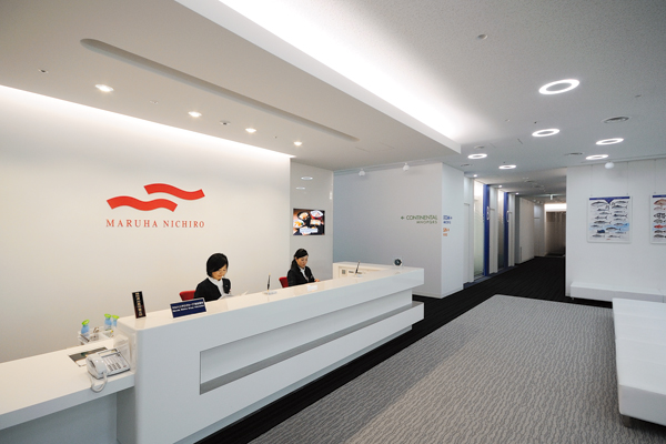 オフィス移転プロジェクト事例 /株式会社マルハニチロホールディングス / 受付