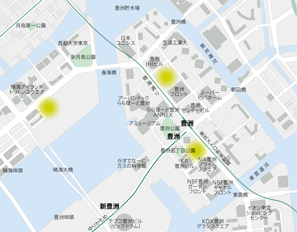 クローズアップ 郊外移転:豊洲