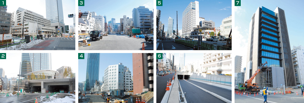 マッカーサー道路周辺