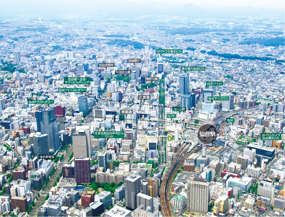仙台駅周辺