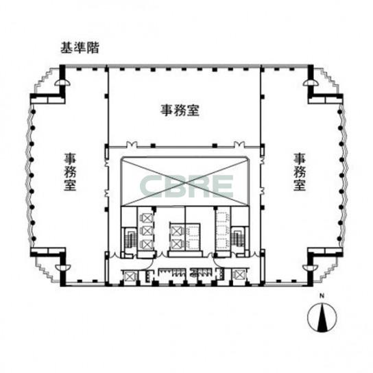 基準階 平面図