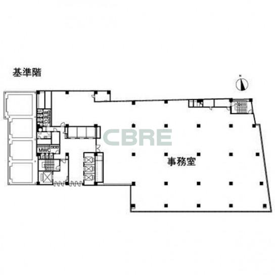 基準階 平面図