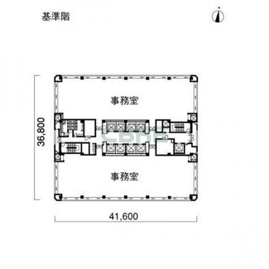 基準階 平面図