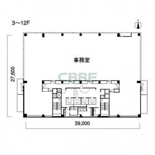3-12階 平面図