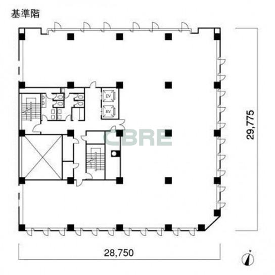基準階 平面図