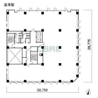 基準階 平面図