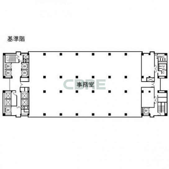 基準階 平面図