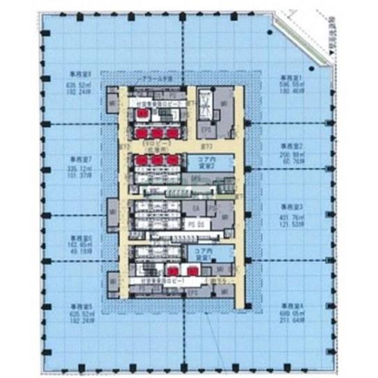 基準階 平面図