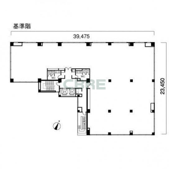 基準階 平面図