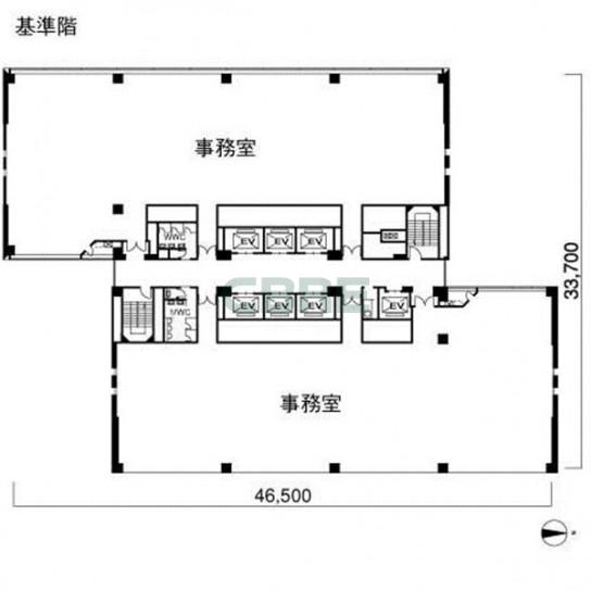 基準階 平面図
