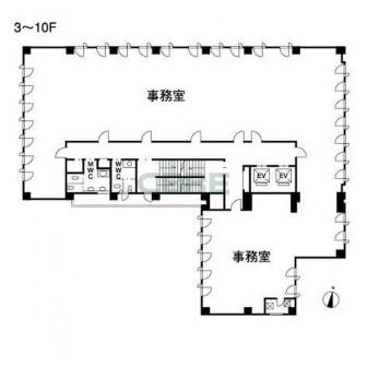 3-10階 平面図