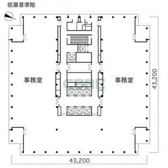 7-15階 平面図