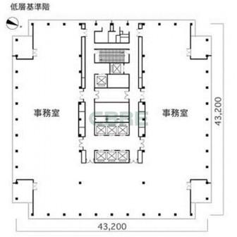 7-15階 平面図