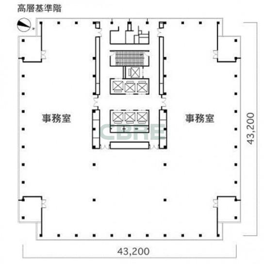 16-28階 平面図