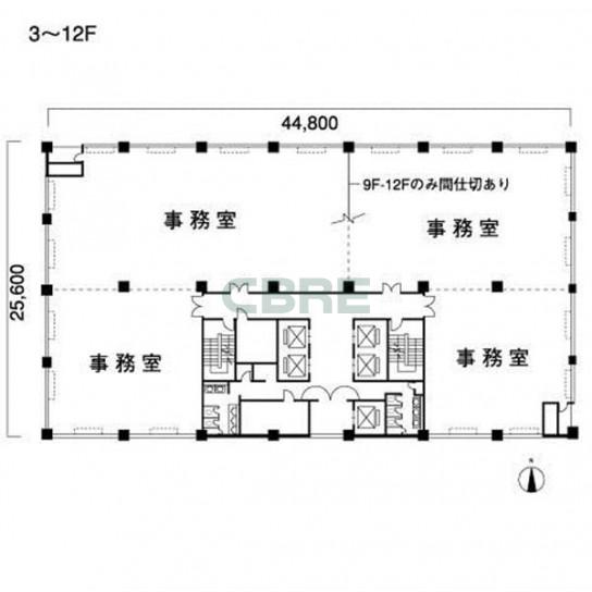 3-12階 平面図