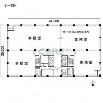 3-12階 平面図