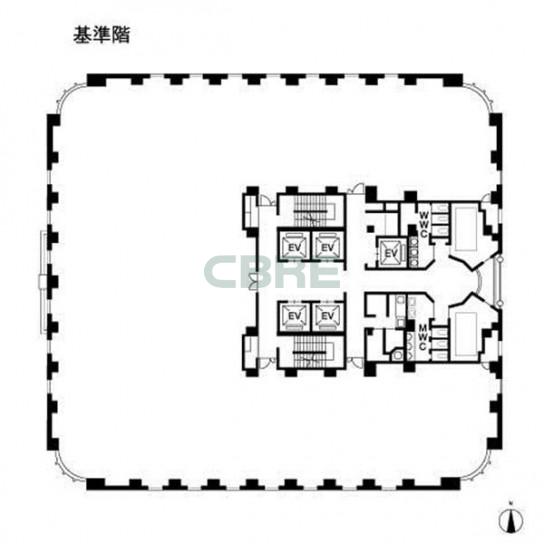 基準階 平面図