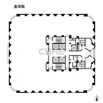 基準階 平面図