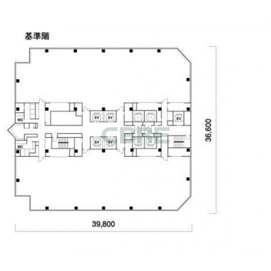 基準階 平面図