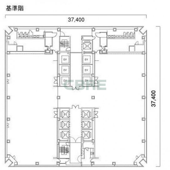基準階 平面図