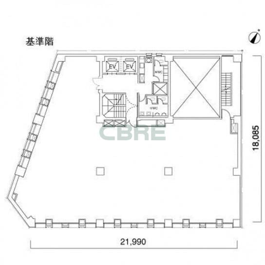 基準階 平面図