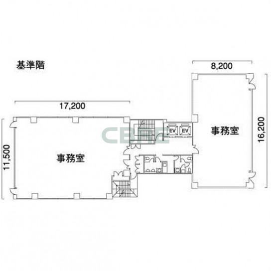 基準階 平面図