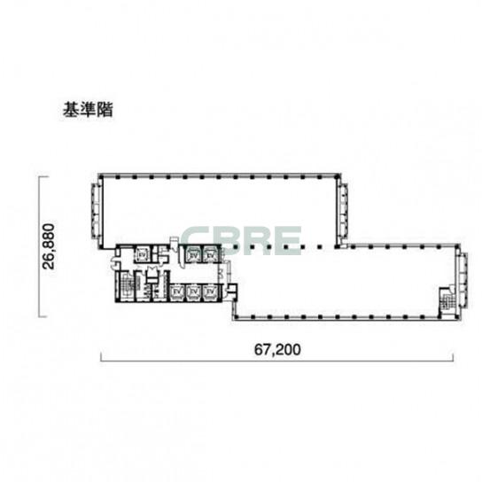 基準階 平面図