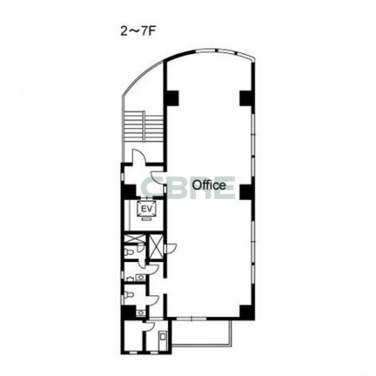 2-7階 平面図