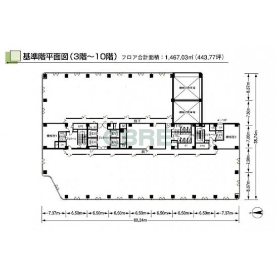 基準階 平面図