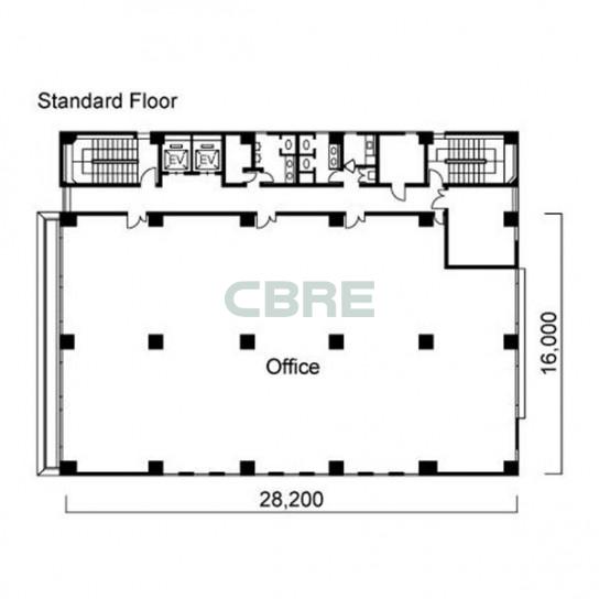 基準階 平面図