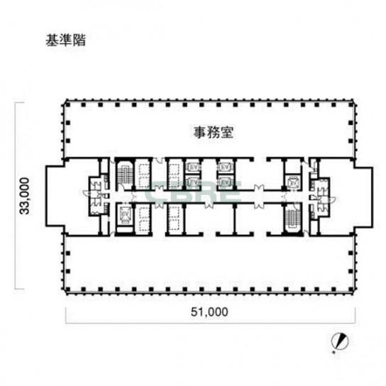 基準階 平面図