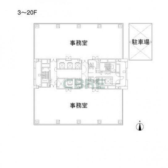 3-20階 平面図