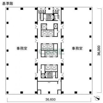 基準階 平面図