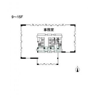 9-15階 平面図