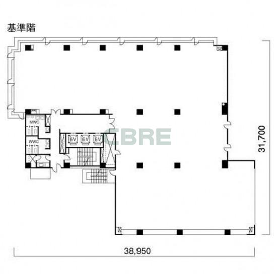 基準階 平面図