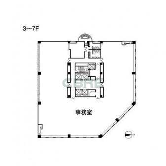 3-7階 平面図