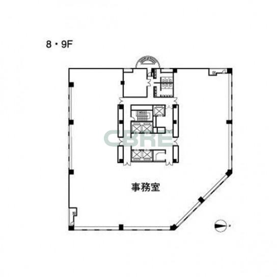 8-9階 平面図