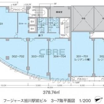 3-7階 平面図