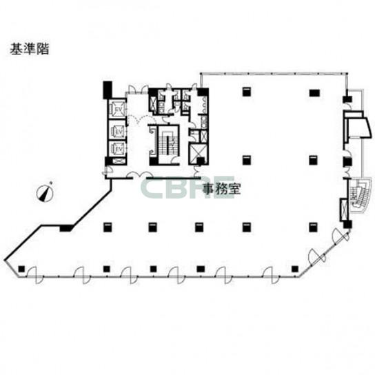 基準階 平面図